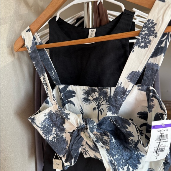 Maaji Navy and White Tropical Tank Top - Picture 3 of 5